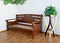 Дерев'яний диван-ліжко з масиву натурального дерева вільха "Луї Дюпон — 2" від виробника
