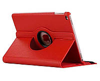 Чехол для iPad мини 1/ 2 / 3 с подставкой поворотный 360 град красный
