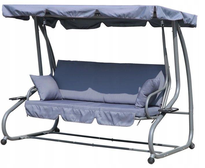 Гойдалки садові GoodHome G2025 сіра (8025)