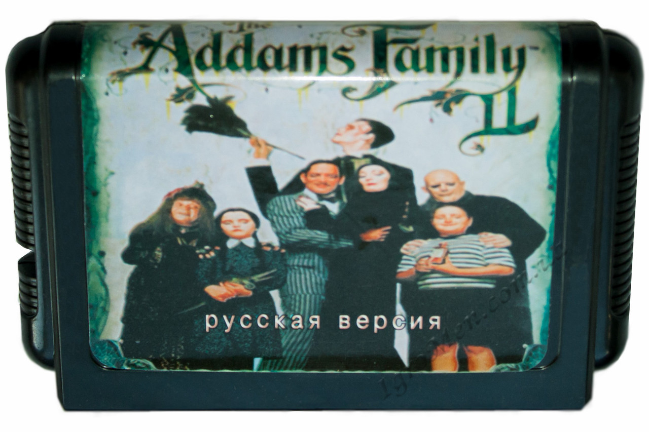 Картридж сега Addams Family