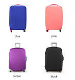 Чохол для валізи 7005 рожевий розмір M (24), фото 4