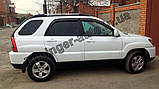 Вітровики, дефлектори вікон Kia Sportage 2004-2010 (Autoclover), фото 5