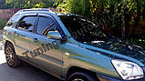 Вітровики, дефлектори вікон Kia Sportage 2004-2010 (Autoclover), фото 6