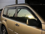 Вітровики, дефлектори вікон Nissan X-TRAIL 2001-2007 (Тайвань), фото 4