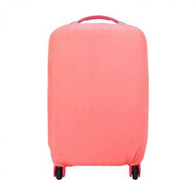 Чохол для валізи 7005 рожевий розмір M (24), фото 1