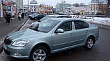 Вітровики, дефлектори вікон Skoda Octavia A-5 2004-2013 Sed (HIC/Тайвань), фото 3