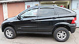 Дефлектори вікон (вітровики) Ssang Yong Actyon 2005-2014 (Auto Clover/Корея), фото 6
