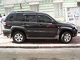 Вітровики, дефлектори вікон Toyota Land Cruiser Prado 120 2002-2009 (Hic), фото 8