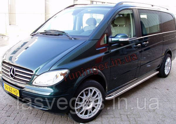 Бічні пороги (Площадка) на Mercedes Vito.Viano 2003-