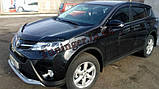 Вітровики, дефлектори вікон Toyota Rav4 2013- (Hic), фото 3