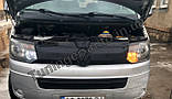 Зимова накладка на решітку радіатора Volkswagen Transporter T5+ 2010- (в бампер), фото 4