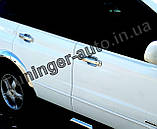 Хром накладки на ручки Ssang Young Kyron 2005- (Safe), фото 4