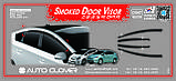Дефлектори вікон (вітровики) Toyota Prius III 2009-2015 (Auto clover D047), фото 2