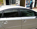 Дефлектори вікон (вітровики) Toyota Prius III 2009-2015 (Auto clover D047), фото 6