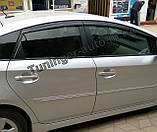 Дефлектори вікон (вітровики) Toyota Prius III 2009-2015 (Auto clover D047), фото 7