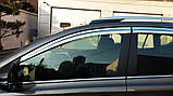 Вітровики, дефлектори вікон Toyota Rav 4 2013-2018 ХРОМ (Autoclover.Корея), фото 4