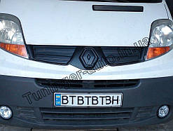 Зимова накладка на решітку радіатора Renault Trafic 2006-2014 (Верх)