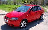 Дефлектори вікон (вітровики) Chevrolet Aveo 1-2 Sed. 2002-2005 (Autoclover/Корея), фото 2