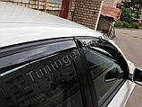 Вітровики, дефлектори вікон Chevrolet Lacetti Sed. 2002-2013 (AutoClover/Корея), фото 6