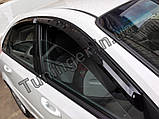 Вітровики, дефлектори вікон Chevrolet Lacetti Sed. 2002-2013 (AutoClover/Корея), фото 10