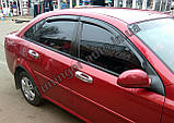 Вітровики, дефлектори вікон Chevrolet Lacetti Sed. 2002-2013 (AutoClover/Корея), фото 3