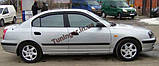 Дефлектори вікон (вітровики) Hyundai Elantra XD 2000-2006 (Autoclover/ Корея), фото 3