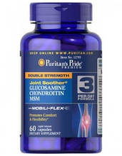 Хондропротектор, Puritan's Pride Glucosamine Chondroitin MSM (60 таб)