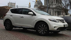 Вітровики, дефлектора вікон Nissan Murano 2008- (Hic)