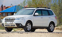 Дефлектори вікон (вітровики) Subaru Forester 2008-2013 (HIC/Тайвань)
