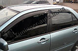 Вітровики, дефлектори вікон Mitsubishi Lancer IX 2003-2009 (Hic), фото 3