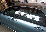 Вітровики, дефлектори вікон Mitsubishi Lancer IX 2003-2009 (Hic), фото 5