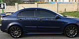 Вітровики, дефлектори вікон Mitsubishi Lancer X 2007- (Hic), фото 4