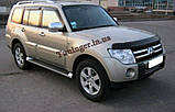Дефлектори вікон (вітровики) Mitsubishi Pajero Wagon 2007- (Hic/Тайван), фото 2