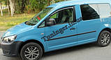 Дефлектори вікон (вітровики) Volkswagen Caddy 2003-2013 (HIC/Тайван), фото 4