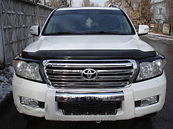 Дефлектор капота (мухобійка) Toyota Land Cruiser 200 2008-2015 (SIM)