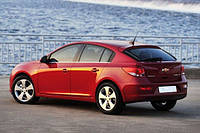 Ветровики, дефлекторы окон Chevrolet Cruze HB 2011- (Autoclover A137)