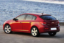 Вітровики, дефлектори вікон Chevrolet Cruze HB 2011- (Autoclover A137)