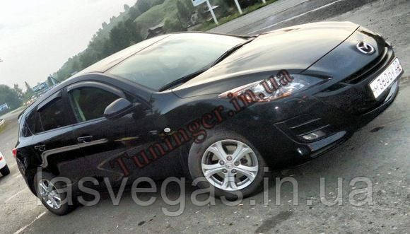 Дефлектори вікон (вітровики) Mazda 3 2009-2013 Hatchback (EGR/Австралія)