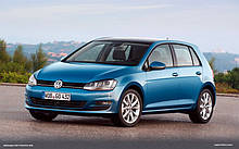 Вітровики, дефлектори вікон Volkswagen Golf 7 HB 2012- (HIC)