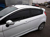 Дефлектори вікон (вітровики) Ford Fiesta HB 2008-2020 (HIC/Тайвань), фото 2