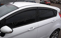 Дефлектори вікон (вітровики) Ford Fiesta HB 2008-2020 (HIC/Тайвань)