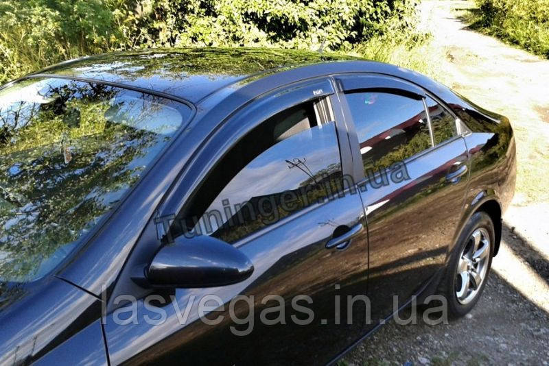 Вітровики, дефлектори вікон Nissan Primera P-12 2001-2008 (Hic)