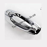 Хром накладки на ручки Chevrolet Lacetti 2003-2009 (Корея A296), фото 5