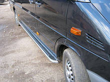 Бічні пороги (площадка) на Mercedes Sprinter 1995-2006 (коротиш)