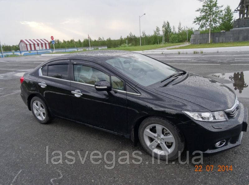 Вітровики, дефлектори вікон Honda Civic 2011 -> (HIC)