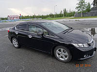 Ветровики, дефлекторы окон Honda Civic 2011-> (HIC)