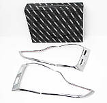 Хром накладки на стопы Kia Sorento 2012-2014 (Autoclover C449), фото 4