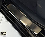 Накладки на пороги Toyota Camry V50 2012- (Nata-Niko), фото 2