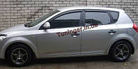 Дефлекторы окон (ветровики) Kia Ceed HB 2007-2011 (Autoclover/Южная Корея)