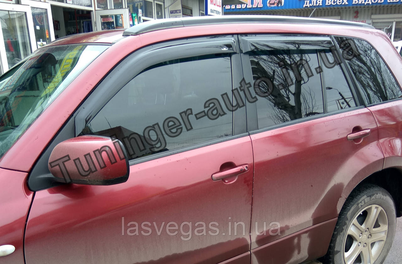 Дефлектори вікон Suzuki Grand Vitara 2005-2017 (HIC)